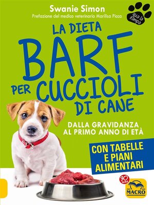 cover image of La Dieta Barf per Cuccioli di Cane